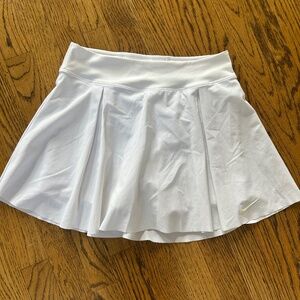 Nike Dri-Fit white golf skirt, size S